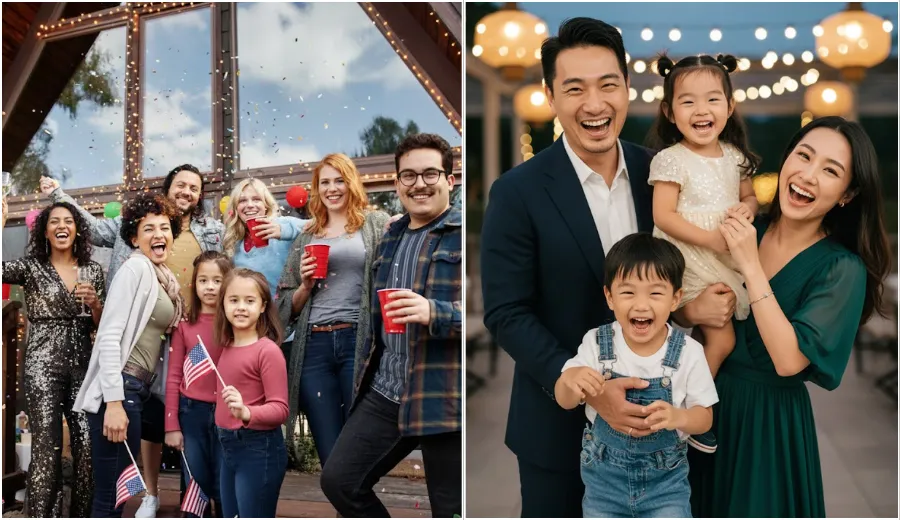 Cinematic and Emotional Family AI Prompts