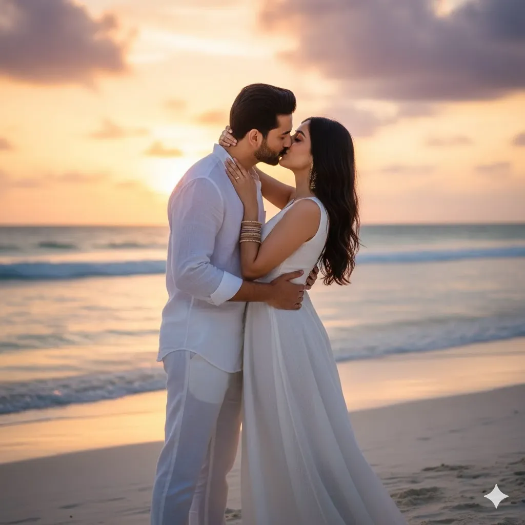 Gemini AI Couple Kissing Photo Prompt