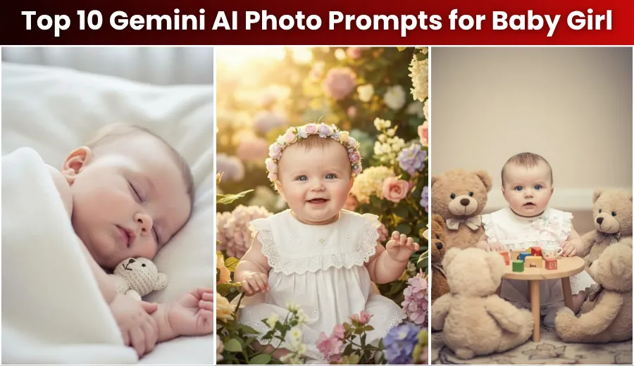 Top 10 Gemini AI Photo Prompts for Baby Girl (Copy & Paste)