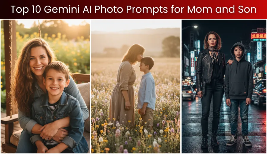 Top 10 Gemini AI Photo Prompts for Mom and Son