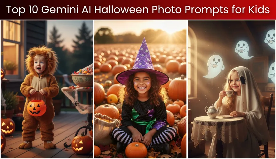 Top 10 Gemini AI Halloween Photo Prompts for Kids