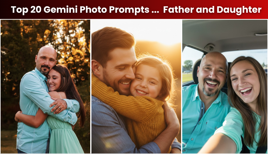 Top 20 Gemini AI Photo Prompts for Father and Daughter