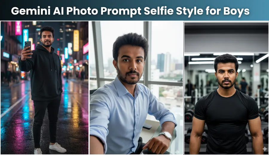 Trending Gemini AI Photo Prompt Selfie Style for Boys (Copy & Paste)