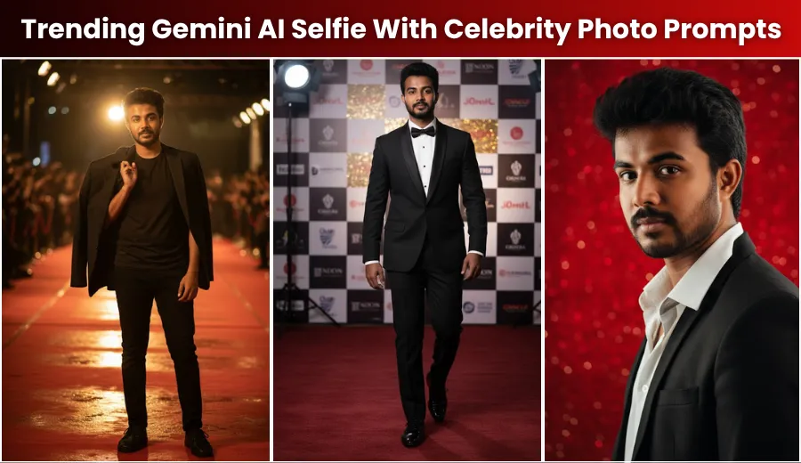 Gemini AI Hollywood Style Red Carpet Image Prompts for Boys