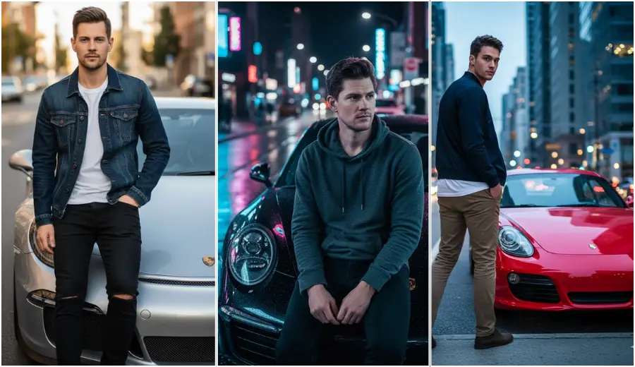 Top 10 Gemini AI Photo Prompts: Boy With Porsche Car (Copy and Paste)